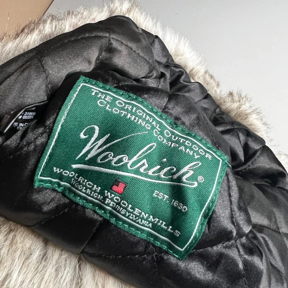 Woolrich Trapper Hat Black Red Buffalo Plaid Faux Fur Ear Flap W6006-RED NWT
